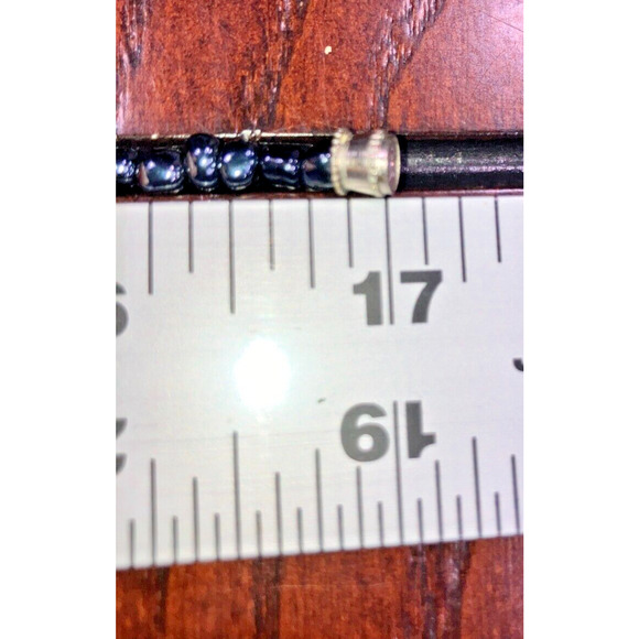 Unisex Natural Clear Quartz Cubes & Silver Spacers 17 Inch Necklace! - Picture 6 of 6